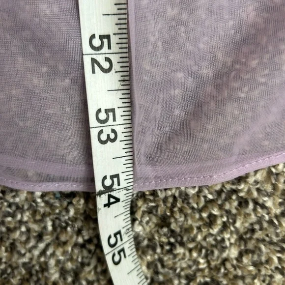 Shannon Lee NWOT Vintage Lavender Lace Sexy Cover Up Vintage size Large - Picture 8 of 10